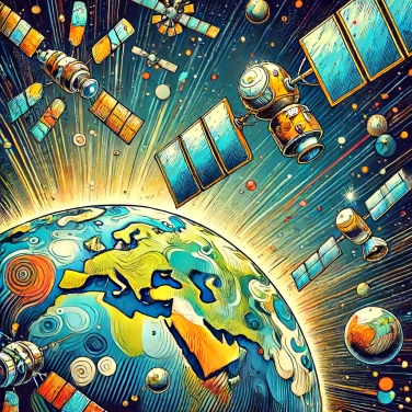 Spiega perché i satelliti artificiali rimangono in orbita intorno alla Terra?