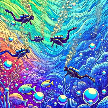 Spiega perché i subacquei percepiscono i colori in modo diverso a seconda della profondità?