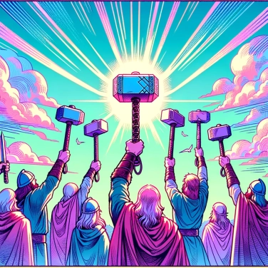 Spiega perché i Vichinghi onoravano il dio Thor utilizzando martelli come simboli sacri?