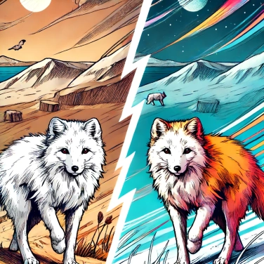 Spiega perché i volpi artiche cambiano colore del pelo a seconda della stagione?