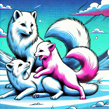 Spiega perché i volpi polari hanno un mantello bianco in inverno?