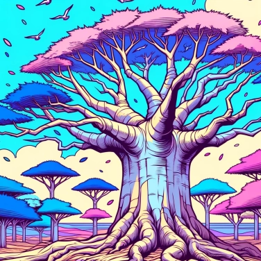 Spiega perché il baobab immagazzina acqua nel suo tronco?