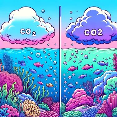 Spiega perché il biossido di carbonio è responsabile dell'acidificazione degli oceani?