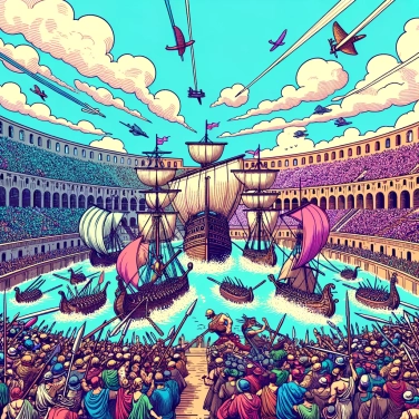 Spiega perché il Colosseo di Roma veniva allagato per organizzare battaglie navali?
