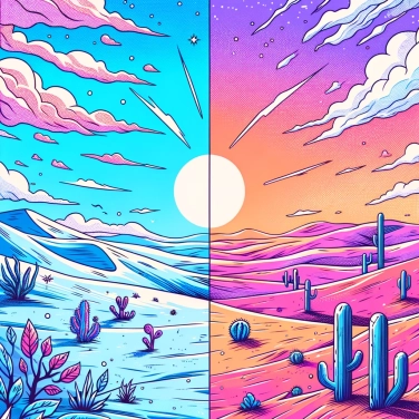 Spiega perché il deserto è così caldo durante il giorno e così freddo durante la notte?