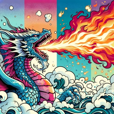 Spiega perché il drago è spesso descritto come un soffiatore di fuoco?