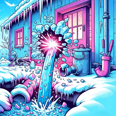 Spiega perché il gelo può far scoppiare i tubi nelle canalizzazioni in inverno?