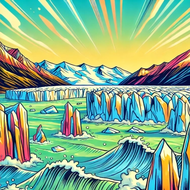 Spiega perché il ghiacciaio Perito Moreno in Patagonia non si scioglie completamente nonostante il riscaldamento globale?