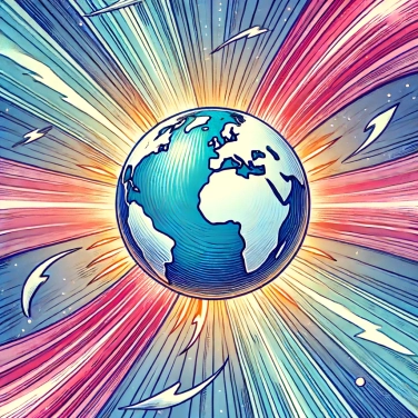 Spiega perché il magnetismo terrestre protegge la Terra dai venti solari.