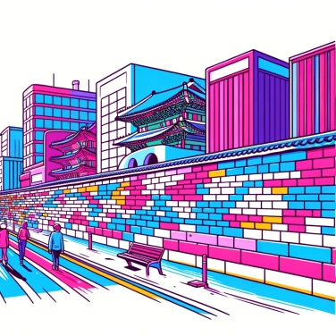 Spiega perché il muro della pace a Seoul è stato costruito nel 1971?