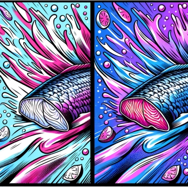 Spiega perché il pesce ha una texture diversa quando è cotto al vapore rispetto a quando è grigliato?