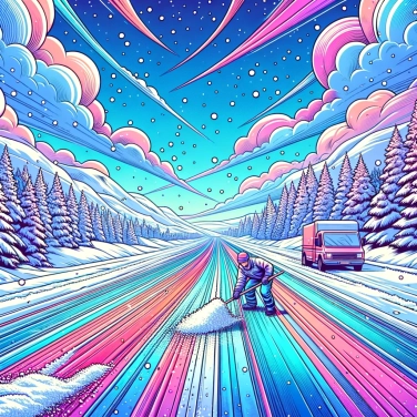 Spiega perché il sale fa sciogliere la neve sulle strade in inverno.