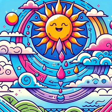 Spiega perché il sole è indispensabile per il ciclo dell'acqua?