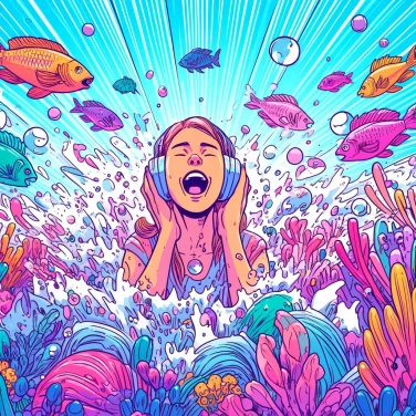 Spiega perché il suono è più forte sott'acqua?