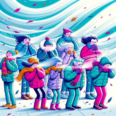 Spiega perché il vento freddo ci fa starnutire?