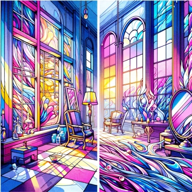 Spiega perché il vetro può essere sia trasparente che riflettente?