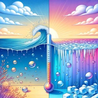 Spiega perché l'acqua gela a zero gradi Celsius?