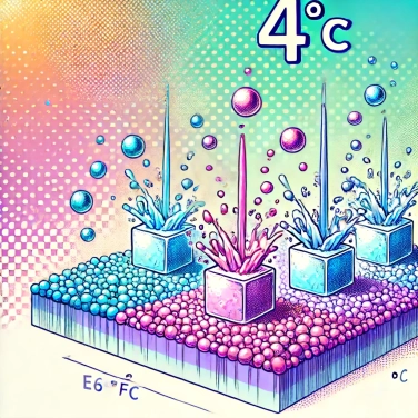 Spiega perché l'acqua ha la sua massima densità a 4°C?