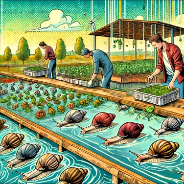 Spiega perché l'elicicoltura è considerata una soluzione sostenibile per l'allevamento alimentare?