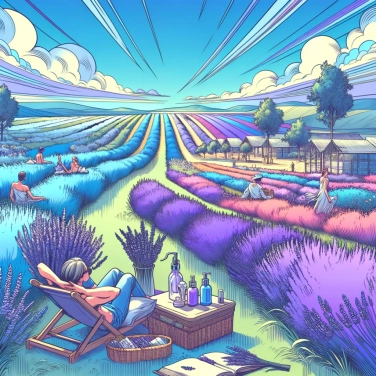 Spiega perché l'odore della lavanda è spesso associata al relax e al benessere?