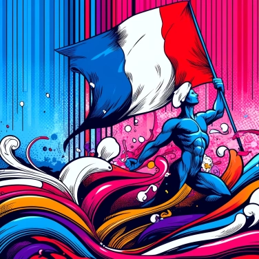 Spiega perché la bandiera francese è blu bianco rosso?