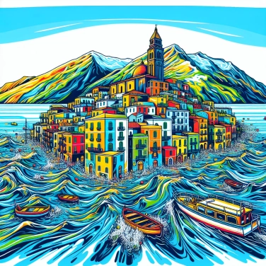 Spiega perché la città di Baia (in Italia) è oggi sommersa dal mare?