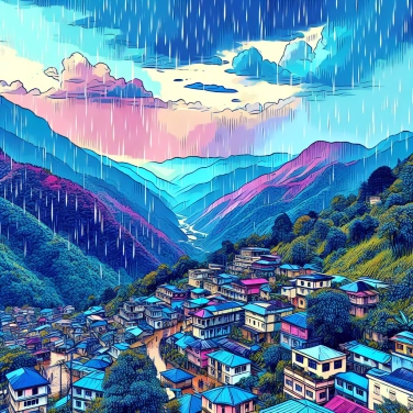 Spiega perché la città di Cherrapunji (in India) registra precipitazioni fuori dal comune?