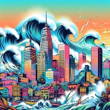 Spiega perché la città di Crescent City (negli Stati Uniti) è stata colpita da così tanti tsunami?