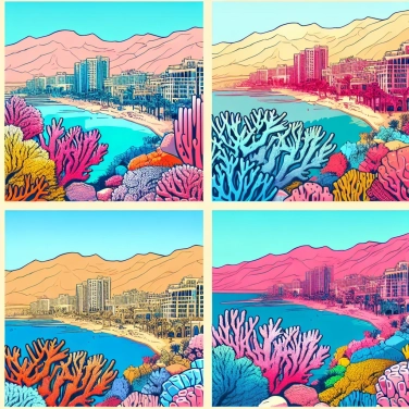 Spiega perché la città di Eilat (in Israele) offre barriere coralline nel bel mezzo del deserto?