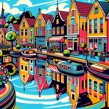 Spiega perché la città di Giethoorn (nei Paesi Bassi) ha praticamente pochissime strade, ma molti canali?