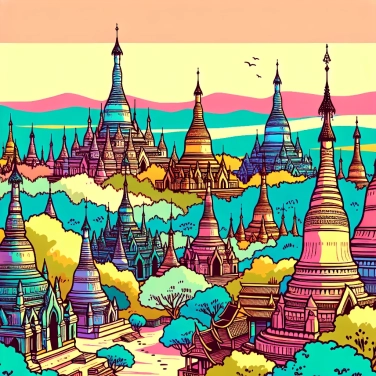 Spiega perché la città di Mrauk U (in Birmania) è costellata da antiche pagode sconosciute?
