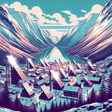 Spiega perché la città di Rjukan (in Norvegia) dipende da specchi giganti per catturare il sole?