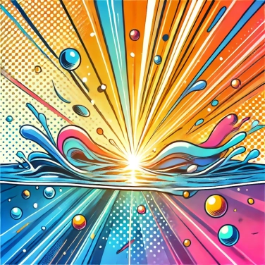 Spiega perché la luce si propaga più lentamente nell'acqua che nell'aria.