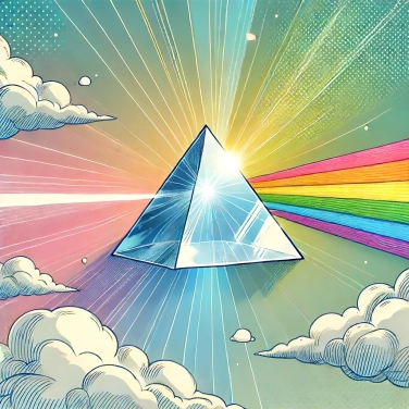 Spiega perché la luce si rifrange quando attraversa un prisma?