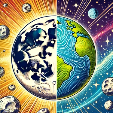 Spiega perché la luna ha così tanti crateri rispetto alla Terra?