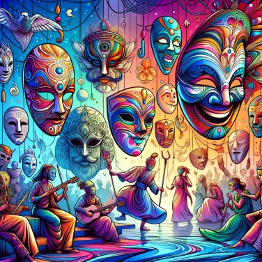 Spiega perché la maschera è un elemento essenziale in molte culture tradizionali?