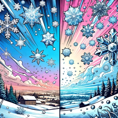 Spiega perché la neve è bianca e non trasparente?