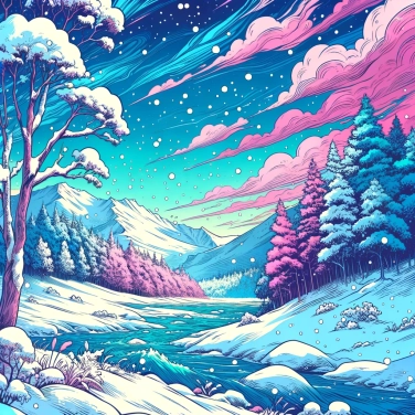 Spiega perché la neve può sembrare blu a volte?
