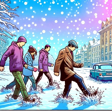 Spiega perché la neve scricchiola sotto i piedi?
