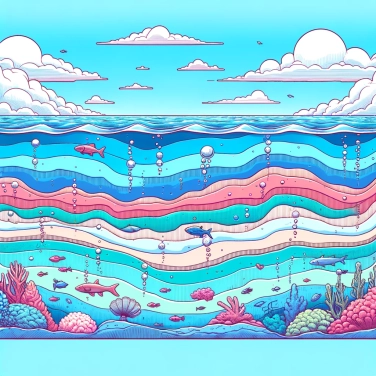 Spiega perché la temperatura dell'oceano varia a diverse profondità?