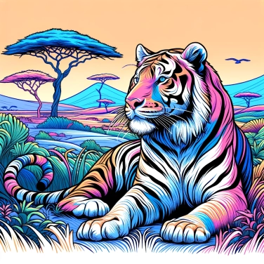 Spiega perché la tigre ha le strisce?