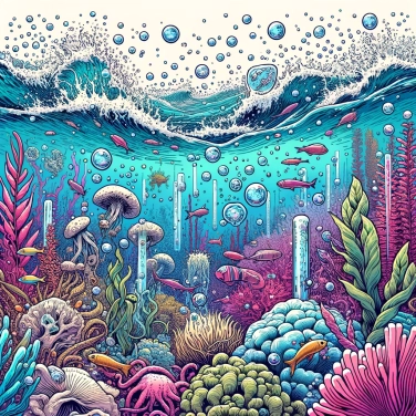 Spiega perché le alghe marine sono una fonte importante di ossigeno nell'oceano?
