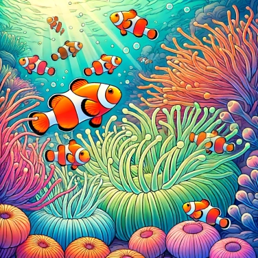 Spiega perché le anemoni di mare non pungono i pesci pagliaccio?