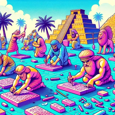 Spiega perché le antiche civiltà della Mesopotamia hanno inventato la scrittura cuneiforme su tavolette di argilla?