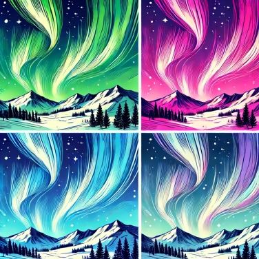 Spiega perché le aurore boreali hanno colori diversi?