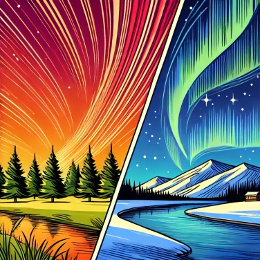 Spiega perché le aurore boreali non sono visibili tutto l'anno?