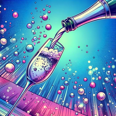 Spiega perché le bolle di champagne salgono nel bicchiere?