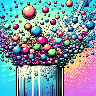 Spiega perché le bolle di gas risalgono in superficie di un bicchiere di soda?