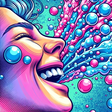 Spiega perché le bolle di soda frizzante frizzano ed esplodono in bocca.