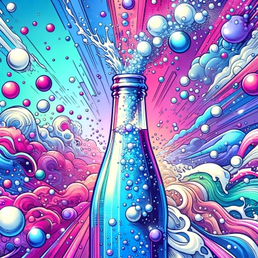 Spiega perché le bolle di soda risalgono in una bottiglia aperta?